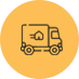 Removalist Small Truck Icon: Efficient Transport for Smaller Moves.
